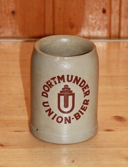 Dortmunder Union Bierkrug Keramik Steinzeug Steingut 0,5L sehr alt - Borken