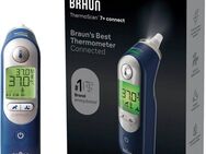 Braun Fieberthermometer ThermoScan® 7+ connect Ohrthermometer IRT6575NWE, Für alle Altersgruppen geeignet, einschließlich Neugeborene, Bluetooth