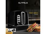 Gutfels Toaster TOAST 3300 C, 2 kurze Schlitze, 1050 W, 2-Scheiben-Toaster,1050 Watt