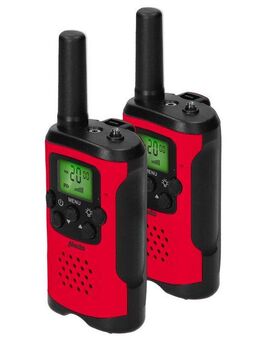 Alecto Walkie Talkie FR-115 Walkie-Talkie-Set, (Set, bestehend aus 2x Alecto FR115 und 2x Gürtelclip)