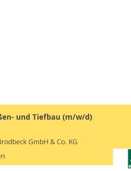 Polier Straßen- und Tiefbau (m/w/d) - Metzingen