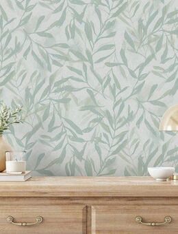 Marburg Vliestapete Tapete Leaf Luxe, geprägt, floral, moderne Vliestapete für Wohnzimmer Schlafzimmer Küche