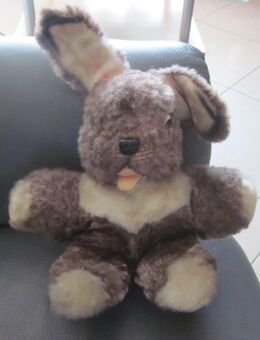 Stofftier Hase + Puppe, Vintage (ich denke über 50 Jahre alt) - München