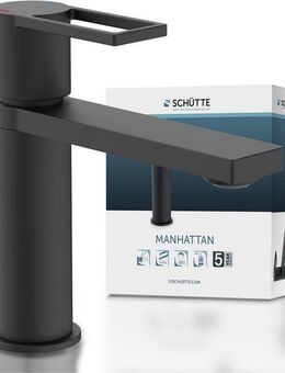 Schütte Waschtischarmatur MANHATTAN Verbrühschutz, wassersparend, Marken-Mischüse