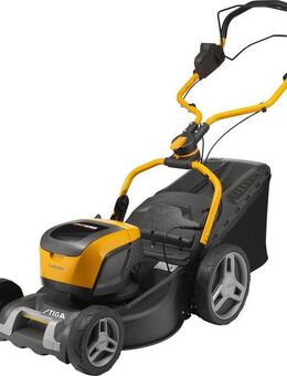 STIGA GARDEN Akkurasenmäher Combi 548e S, 46 cm Schnittbreite, Radantrieb, Mulchfunktion, inkl. 2x 4 Ah Akku und Schnell-Ladgerät