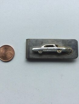 US Oldtimer Vintage Clip Krawattennadel Sammler Versilbert - Fulda