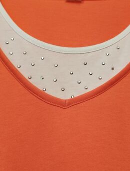 Damen T-Shirt mit Ziersteinchen Gr. 54 - Kerken