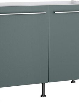 KOCHSTATION Spülenschrank KS-Bern2 Breite 100 cm, 2 Türen
