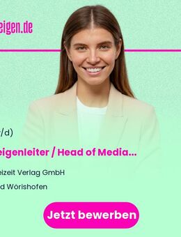 Anzeigenleiter / Head of Media Sales (m/w/d) - Bad Wörishofen
