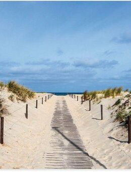 Artland Wandbild Strandaufgang an Küste der Ostsee, Strandbilder (1 St), als Alubild, Outdoorbild, Leinwandbild, Poster, Wandaufkleber