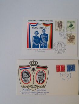 Juliane, Beatrix, Königinnen Niederlande, Sonderkarten Briefmarke - Erftstadt