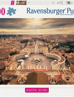 Ravensburger Puzzle Beautiful Skylines, Rome, 1000 Puzzleteile, Made in Germany