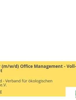 Mitarbeiter (m/w/d) Office Management - Voll- oder Teilzeit - Gräfelfing
