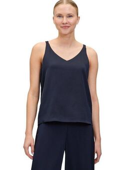 Vera Mont Satinbluse Vera Mont Damen Satin-Bluse mit V-Ausschnitt