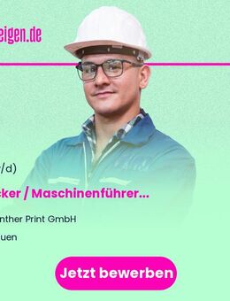 Drucker / Maschinenführer (m/w/d) - Nauen