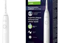 Philips Sonicare Elektrische Zahnbürste Series 5300 HX7108/01, Aufsteckbürsten: 1 St., mit Andruckkontrolle, 2 Intensitätsstufen, inkl. Ladegerät