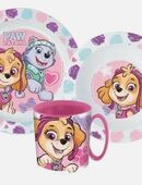 Paw Patrol Sketch Tafelset, Mikroplastik-Set mit 350 ml Becher in 24536