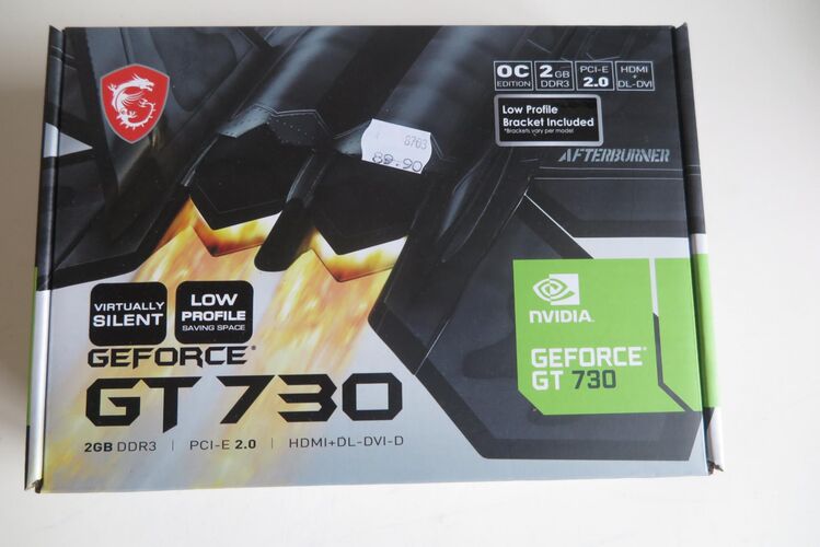 Grafikkarte neu MSI Geforce GT730 2GB DDR3 - Dinslaken