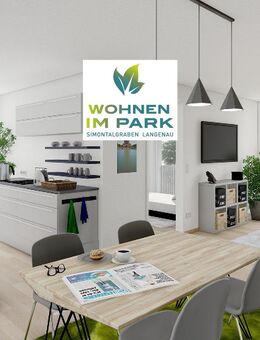 2-ZIMMER ETW IM 1. OG MIT BALKON - "WOHNEN IM PARK" IN LANGENAU - B07 - Langenau