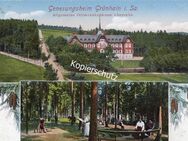 AK, Postkarte, Genesungsheim Grünhain i. Sa., Allgemeine Ortskrankenkasse Chemnitz - Bötzingen