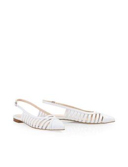 Marc Cain "Trip to France" Slingpumps, Brautschuh, Sling Sandale, Riemchensandale mit Blockabsatz