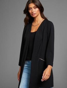Laura Scott Longblazer mit Reißverschlüssen