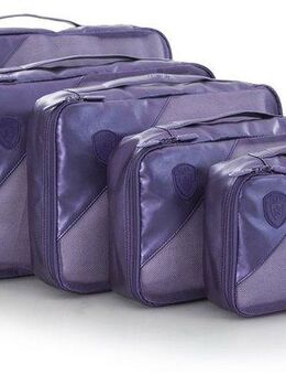 Heys Kofferorganizer Metallic Packing Cube (Set, 5-tlg., Packtaschenset), Heys x Joachim Llambi Gepäckwürfel Packwürfel Kleidertasche