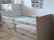 Stauraumbett Kinderbett Liegefläche 160 x 80 mit Rausfallschutz Bett für Kinder, mit Schublade - Hamburg Wandsbek