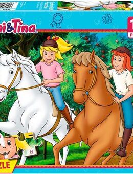 Schmidt Spiele Puzzle Bibi & Tina, Sommerausritt, 100 Puzzleteile, Made in Europe