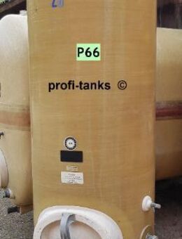 P66 gebrauchter 1.000 L Polyestertank GFK-Lagerbehälter Regenwassertank Flüssigfuttertank Molketank Melassetank Rapsöltank Kartoffeldampfschalen Gülletank Sickersaft - Nordhorn
