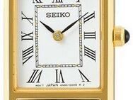 Seiko Quarzuhr SWR054P1, Armbanduhr, Damenuhr, Lederarmband