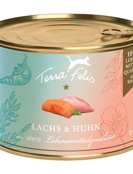 Sparpaket Terra Felis 24 x 200 g - Lachs & Huhn