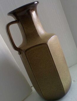 Vase, Boden-Standmodell, neu, sand-beige - Simbach (Inn) Zentrum