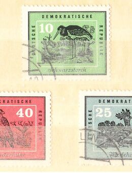 DDR Briefmarken geschützte Vögel (422) - Hamburg