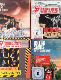 4 X Rolling Stones DVD / CD Boxen  HYDE P./ MARQU./ HAVA./ San JOSE - Düren