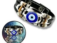 Schwarzes Armband mit Nazar Boncuk Blaue Runde Auge Hand Arm Schmuck Armreif  12,90 €* - Villingen-Schwenningen