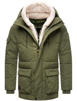 Stone Harbour Winterjacke Lauroo XX urbane Herren Steppjacke mit kuscheligem Teddyfleece