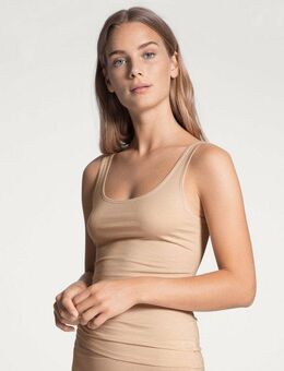 CALIDA Tanktop Natural Comfort elastisch, pillingarm, weich, Single Jersey Qualität, atmungsaktiv
