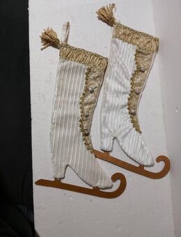 Weihnachts-Deko-Stiefel-Paar, ca. 50 cm, neu - Simbach (Inn) Zentrum