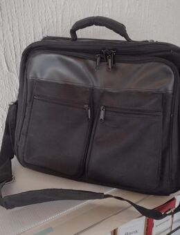 Laptop - Mehrfach-Tragetasche, Textil, stabil, breiter Tragerieme - Ober-Ramstadt