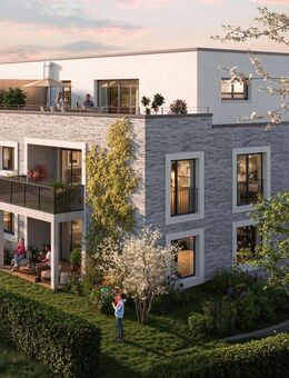 Moderne 2-Zimmer-Wohnung mit Westbalkon, Aufzug & Fußbodenheizung – barrierefrei im OG - Korschenbroich