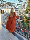 Abendkleid Partydress braun in 20095