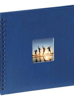 Hama Fotoalbum Fine Art, 28 x 24 cm, 50 Seiten, Photoalbum Foto Blau
