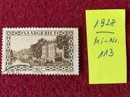 Briefmarken Saargebiet 1928 und Saar 1952 - Bad Waldsee