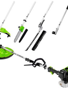 ZIPPER Benzin-Motorsense ZI-GPS182J, 43 cm Arbeitsbreite Faden, (Set), mit Heckenscheren- und Hochentasteraufsatz