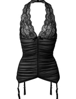 LASCANA Corsage mit Neckholderträger und hübschen Raffungen, sexy Dessous, Reizwäsche