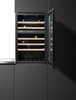 Amica Einbauweinkühlschrank WK 341 220 S,für 58 Standardflaschen á 0,75l, Einbaukühlschrank