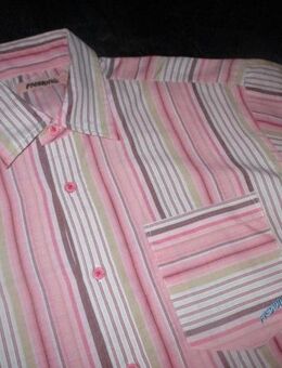 NEU * Business * Freizeit * Streifen * Kurzarm * HEMD "FRESYJIVE" ORIGINAL Gr. 39- 40 * 48- 50/ M * pink * weiß * - Riedlingen
