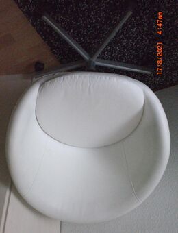 Ledersessel weiß - Senftenberg