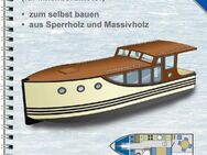 Bauplan für ein Backdecker-Kajütboot, L 836cm,zum Selbstbau, Wohnboot, Kajütboot für Innenbordmotor - Berlin